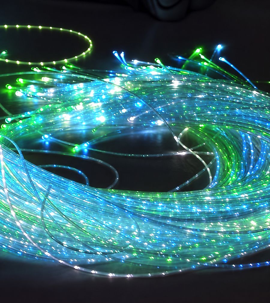 Fibra ótica para sala multissensorial